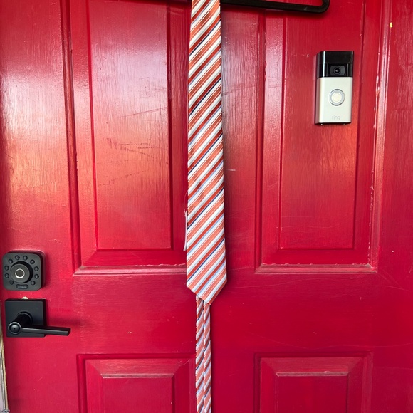 Geoffrey Beene NWT Men's Ties Red White Blue - Picture 5 of 5